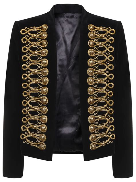 balmain winter jacket replica|balmain military jacket.